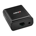 Lindy 42679 hub de interfaz USB 2.0 negro con varias entradas para conectividad sencilla