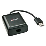 Lindy 42679 hub de interfaz USB 2.0 negro con varias entradas para conectividad sencilla
