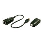 Lindy 42693 ampliador de red con transmisor y receptor de color negro, para mejorar la conectividad y rendimiento de la red