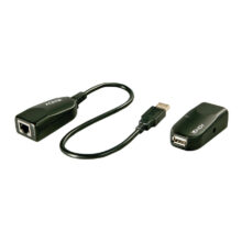 Lindy 42693 ampliador de red con transmisor y receptor de color negro, para mejorar la conectividad y rendimiento de la red