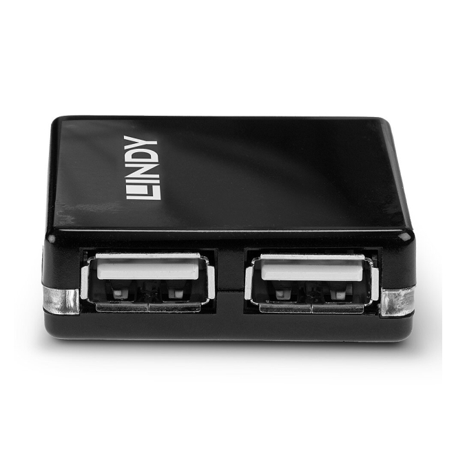 Lindy 42742 hub de interfaz 480 Mbit/s Negro 2 Lindy 42742 hub compacto