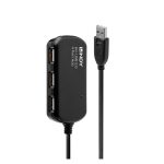 Hub de interfaz USB Lindy 480 Mbit/s, SKU 42781, para alta velocidad de transferencia