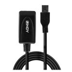 Imagen del cable Lindy 43155, USB 3.2 Gen 1 de 5 metros, color negro, SKU 43155