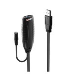 Lindy 43156 cable USB 3.2 Gen 1, longitud de 10 metros, con conector USB A en color negro