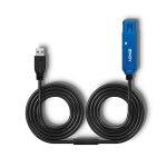 Cable Lindy USB 3.2 Gen 1 de 10 metros en color negro con SKU 43157