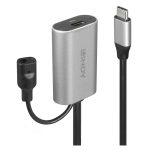 Lindy cable USB modelo 43271 de 5 metros, USB 3.2 Gen 1, conectores USB-C en color negro