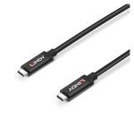Lindy cable USB 3.2 Gen 2 de 5 metros, con conector USB C en color negro, SKU 43308