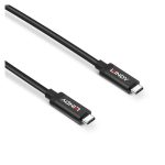 Lindy cable USB 3.2 Gen 2 de 5 metros, con conector USB C en color negro, SKU 43308