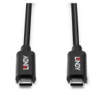 Lindy cable USB 3.2 Gen 2 de 5 metros, con conector USB C en color negro, SKU 43308