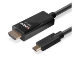 Adaptador de cable de vídeo Lindy, 10 metros, USB Tipo C a HDMI tipo A, color negro. SKU: 43317