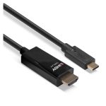 Adaptador de cable de vídeo Lindy, 10 metros, USB Tipo C a HDMI tipo A, color negro. SKU: 43317