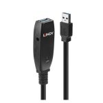 Lindy 43322 cable USB 3.2 Gen 1 de 15 metros, Tipo A, en color negro