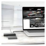 Base de conexión para disco duro de la marca Lindy, USB 3.2 Gen 2 (3.1 Gen 2) Type-C en color negro. SKU: 43359