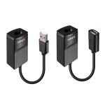 Lindy 43365 ampliador de red transmisor y receptor de red en color negro, adecuada para extender conexiones de alta velocidad. SKU: 43365