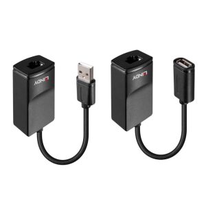 Lindy 43365 ampliador de red transmisor y receptor de red en color negro, adecuada para extender conexiones de alta velocidad. SKU: 43365