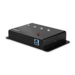 Lindy 43374 hub de interfaz USB 3.2 Gen 1 (3.1 Gen 1) Type-B con una velocidad de 5000 Mbit/s en color negro. SKU 43374