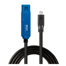 Lindy cable USB 3.2 Gen 1 de 5 metros. Conectores USB C a USB A, color negro, SKU 43380