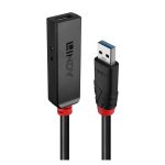 Hub USB 3.2 Gen 1 de Lindy, model 43401, con interfaz Type-C, velocidad de 5000 Mbit/s en color negro