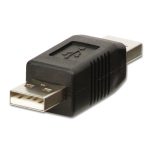 Imagen del cambiador de género Lindy 71229 en color negro, ideal para cables USB A con especificaciones de alta calidad