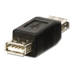 Lindy 71230 cambiador de género para cable USB A en color negro. SKU 71230. Adaptador USB compacto y eficiente.