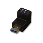 Lindy 71261 cambiador de género para cable USB 3.0 en color negro. SKU: 71261