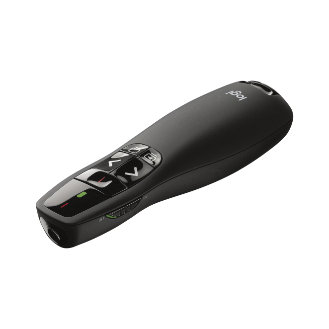 Logitech apuntador inalámbrico RF 910-001356 en color Negro Apuntador inalámbrico Logitech RF en color Negro, modelo 910-001356 para equipos de videoconferencia