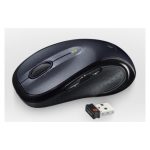 Imagen del ratón Logitech modelo 910-001822, diseñado para oficinas, mano derecha, RF inalámbrico y óptico con 1000 DPI de resolución