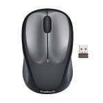 Imagen del ratón Logitech 910-002201, un ratón ambidextro inalámbrico RF, óptico, con 1000 DPI, ideal para oficina.
