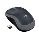 Ratón inalámbrico Logitech M185, compacto y ergonómico para uso diario, SKU 910-002235