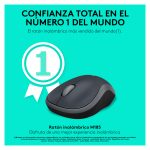Ratón inalámbrico Logitech M185, compacto y ergonómico para uso diario, SKU 910-002235
