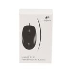 Logitech B100 ratón para oficina, diseño ambidextro, conexión USB tipo A, sensor óptico de 800 DPI, SKU 910-003357