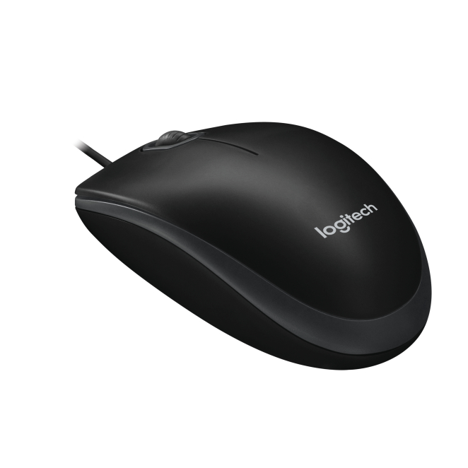 Logitech B100 ratón Oficina Ambidextro USB tipo A Óptico 800 DPI 3 Logitech B100 ratón económico para oficina