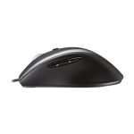 Ratón Logitech modelo LGT-M500, ergonómico con cable y botón de retroceso. SKU 910-003726