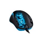 Ratón de juego Logitech G G300s con sensor óptico de 2500 DPI, diseño para mano derecha y conexión USB, SKU 910-004345