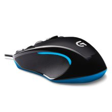 Ratón de juego Logitech G G300s con sensor óptico de 2500 DPI, diseño para mano derecha y conexión USB, SKU 910-004345