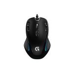 Ratón de juego Logitech G G300s con sensor óptico de 2500 DPI, diseño para mano derecha y conexión USB, SKU 910-004345