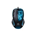 Ratón de juego Logitech G G300s con sensor óptico de 2500 DPI, diseño para mano derecha y conexión USB, SKU 910-004345