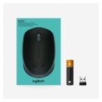 Ratón inalámbrico Logitech M170, conexión USB, ligero y fácil de usar. SKU: 910-004424