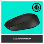 Ratón inalámbrico Logitech M170, conexión USB, ligero y fácil de usar. SKU: 910-004424