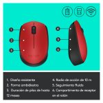 Imagen del ratón inalámbrico Logitech M170, modelo 910-004641, ideal para tareas diarias con conectividad avanzada y diseño ergonómico.