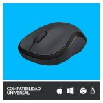 Logitech M220 Silent ratón inalámbrico para oficina, ambidextro, óptico de 1000 DPI, SKU 910-004878