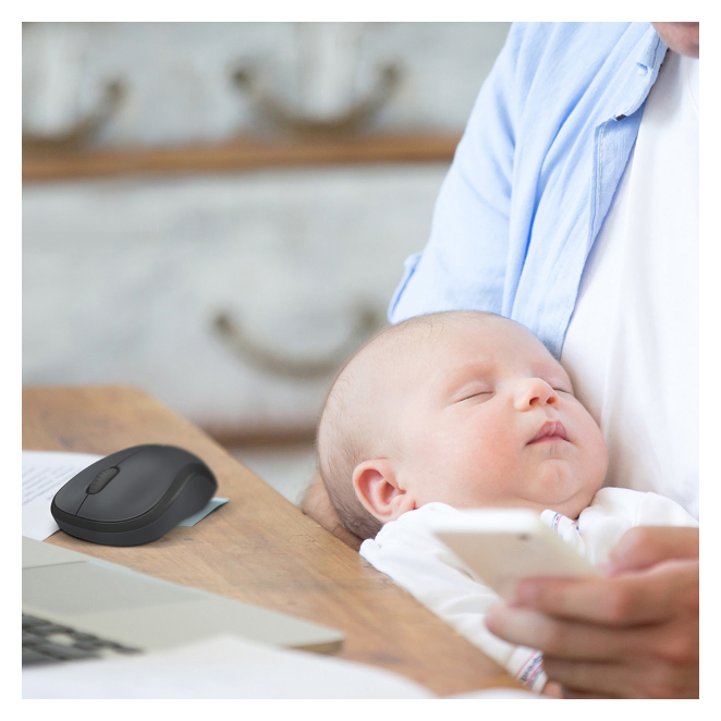 Logitech M220 Silent ratón Oficina Ambidextro RF inalámbrico Óptico 1000 DPI 1 Ratón Logitech M220 Silent inalámbrico RF ambidextro