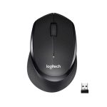 Ratón inalámbrico Logitech M330 SILENT PLUS, diseño ergonómico y operación silenciosa, SKU 910-004909