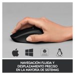 Ratón inalámbrico Logitech M330 SILENT PLUS, diseño ergonómico y operación silenciosa, SKU 910-004909
