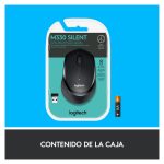 Ratón inalámbrico Logitech M330 SILENT PLUS, diseño ergonómico y operación silenciosa, SKU 910-004909