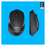 Ratón inalámbrico Logitech M330 SILENT PLUS, diseño ergonómico y operación silenciosa, SKU 910-004909
