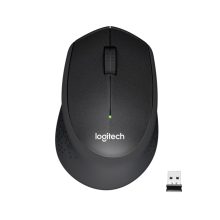 Ratón inalámbrico Logitech M330 SILENT PLUS, diseño ergonómico y operación silenciosa, SKU 910-004909