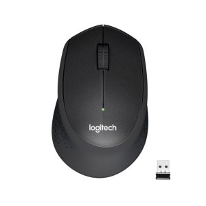 Ratón inalámbrico Logitech M330 SILENT PLUS, diseño ergonómico y operación silenciosa, SKU 910-004909