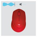 Ratón inalámbrico Logitech M330 SILENT PLUS, tecnología silenciosa, color negro, modelo 910-004911