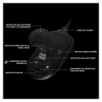 Logitech G 910-005272 ratón para juegos ambidextro con conectividad RF inalámbrica y sensor óptico de 25600 DPI